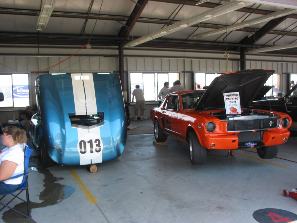 Two fun cars at Mini Nats - Cobra Coupe and the Pumpkin